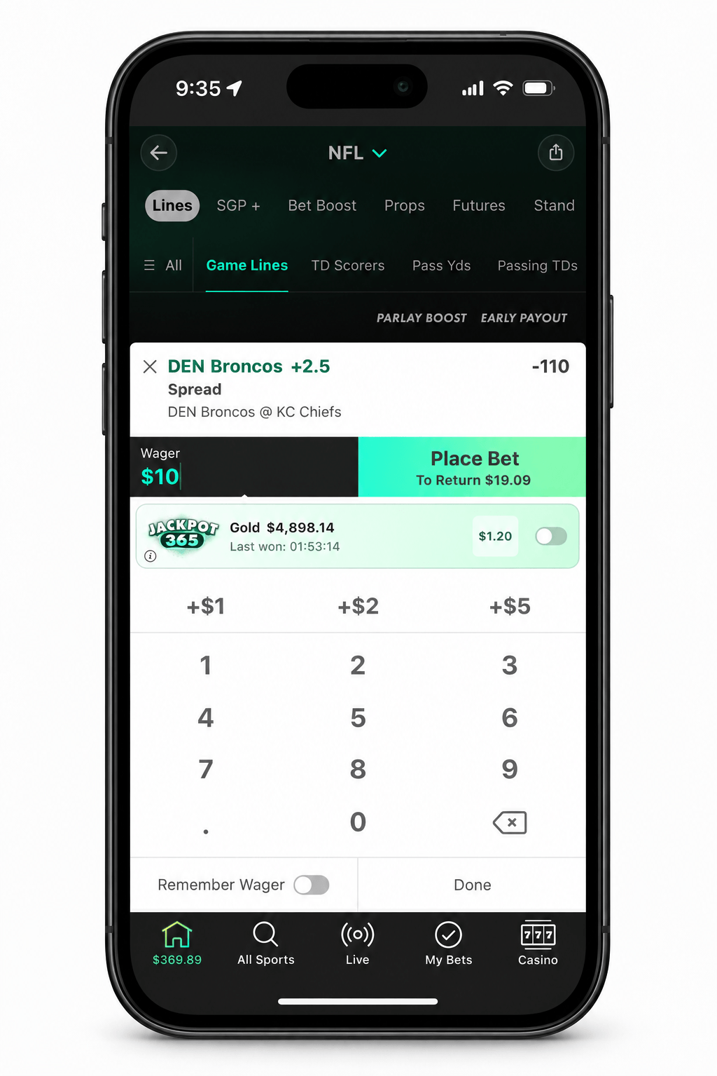 bet365 NFL